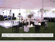 Tablet Screenshot of banquetesycoordinaciondeeventos.com